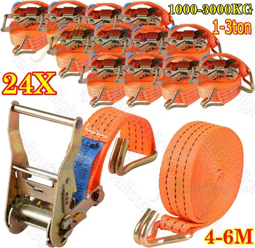 24x spanngurte mit ratsche - 24x,