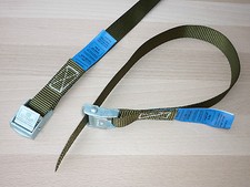 4 x Mini-Zurrgurte oliv