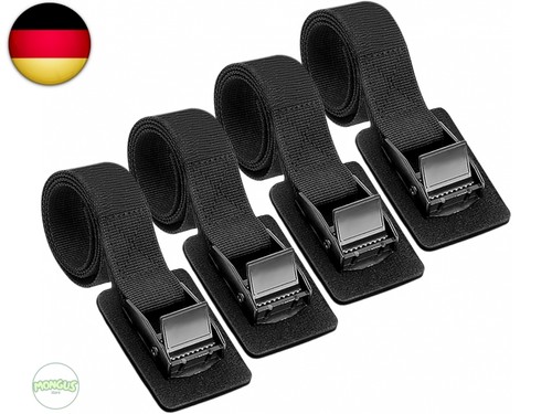 Stück spanngurte schwarz - 4,