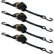 4x Automatik Zurrgurt 3m